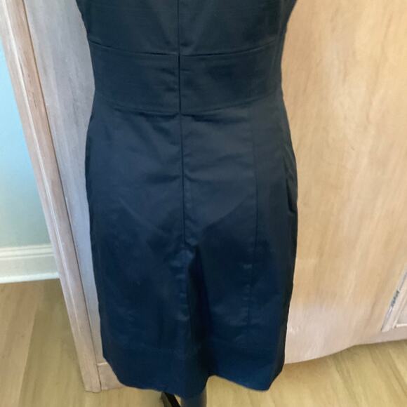 NANETTE Lepore Y2K Black Ruched Short Sleeve Corset  style Mini Dress square 8 - Picture 10 of 15
